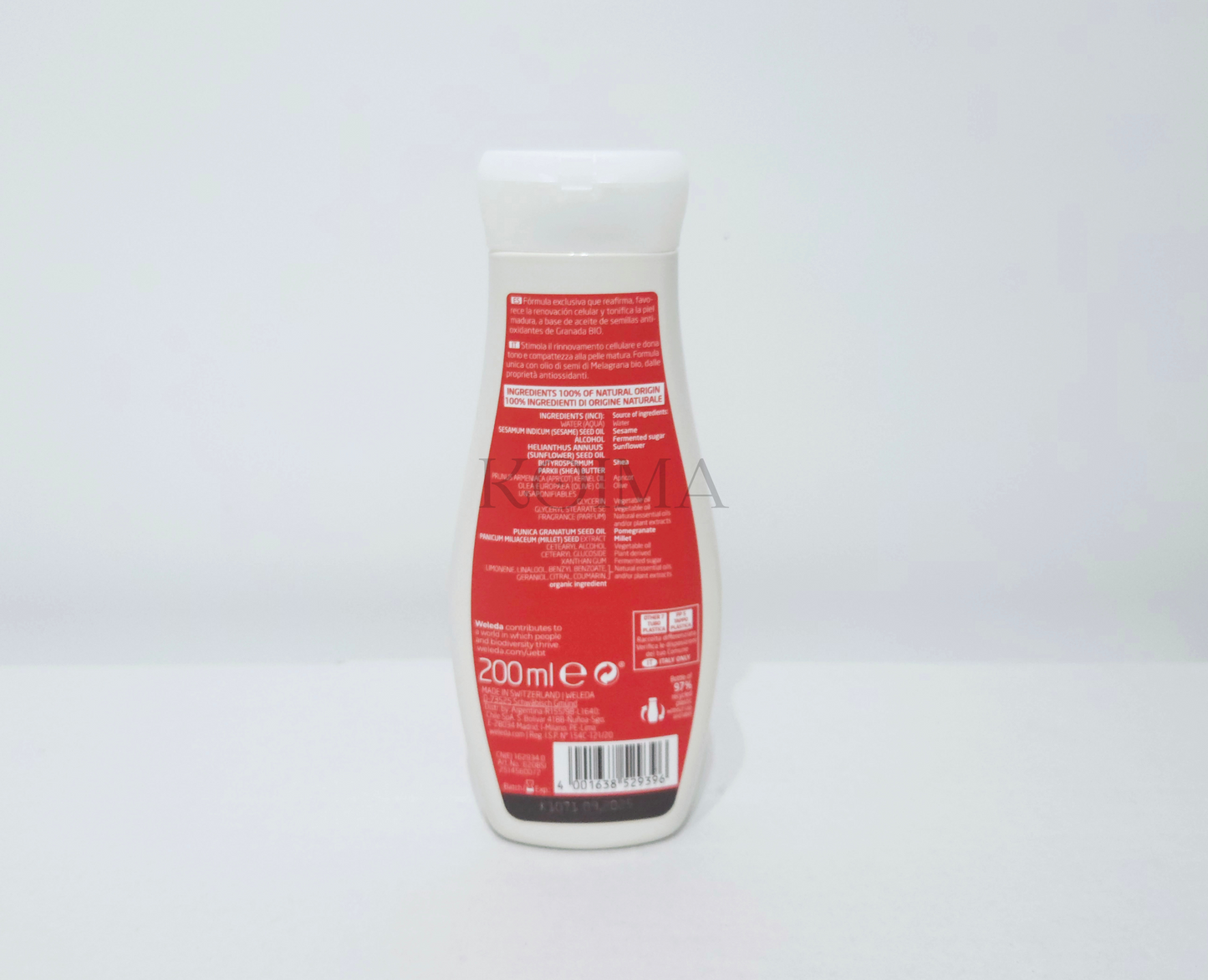 LECHE CORPORAL REGENERADORA GRANADA WELEDA 200ml